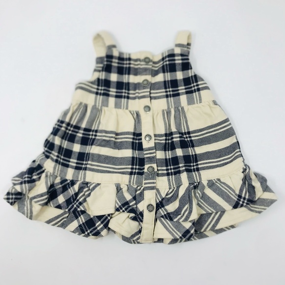 Ralph Lauren Other - Ralph Lauren Baby Girl Plaid Ruffle Dress Sleeveless Size 6 Months